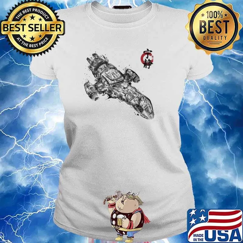 Serenity sumi-e sumi ink wars s Ladies tee