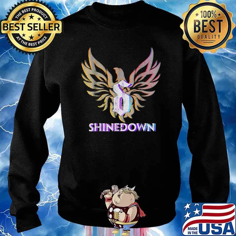 Shinedown Eargle Logo Retro Art T-Shirt Sweater