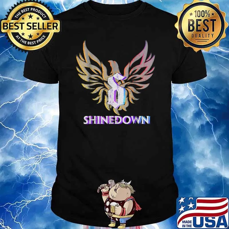 Shinedown Eargle Logo Retro Art T-Shirt