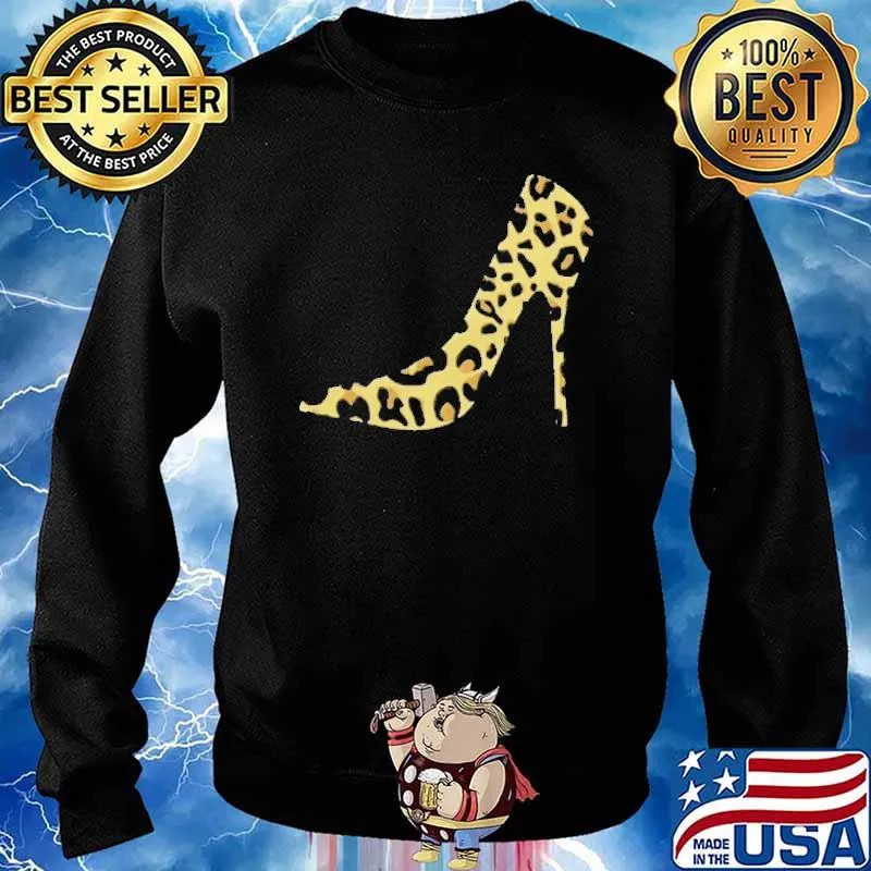 Shoes Lepoard Shirt Sweater