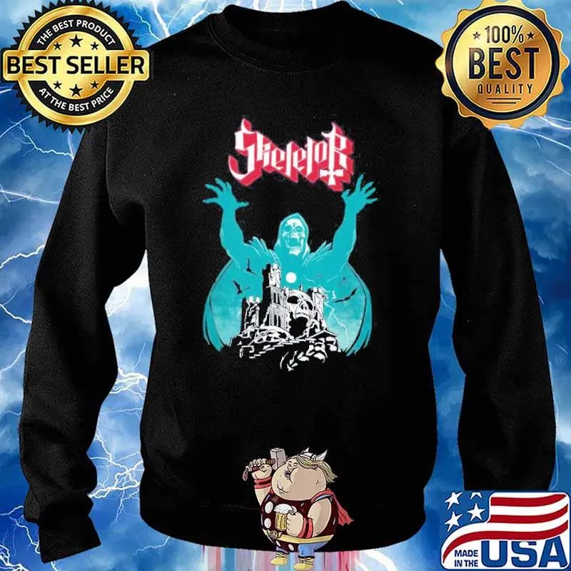 SKELETON ROCK HALLOWEEN SHIRT Sweater
