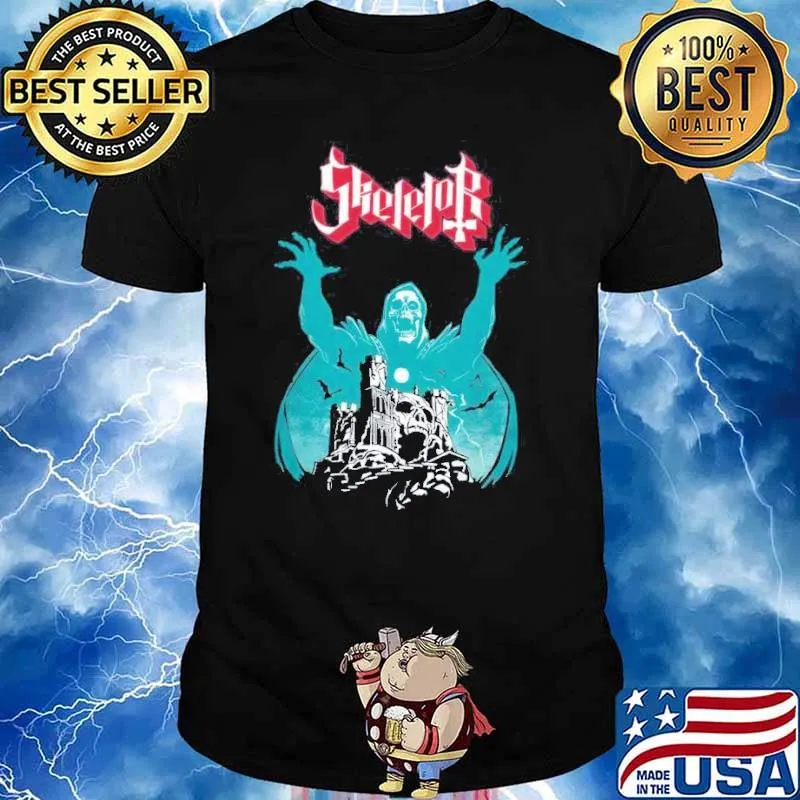 SKELETON ROCK HALLOWEEN SHIRT
