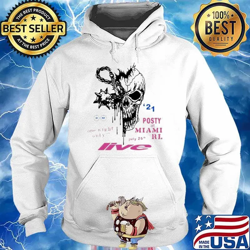 Skull One night only Posty at Miami s Hoodie