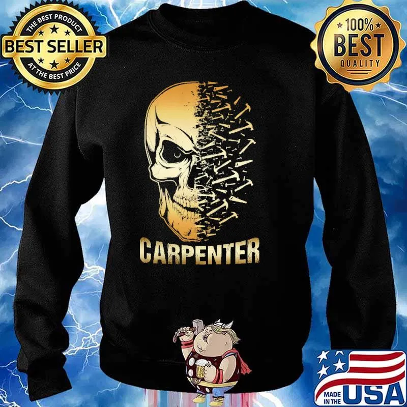 SKULL SARCASTIC CARPENTER SHIRT Sweater