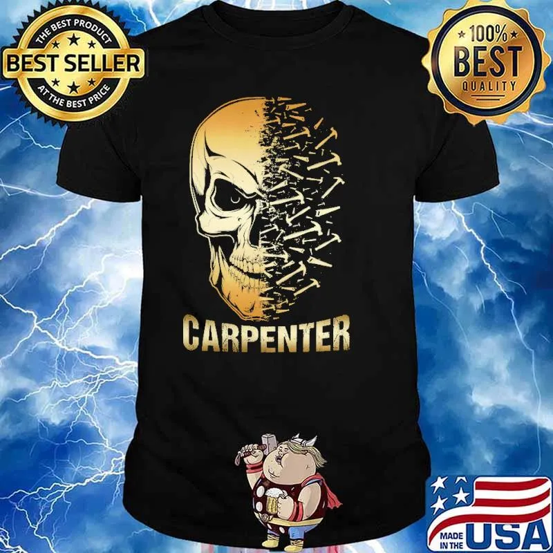 SKULL SARCASTIC CARPENTER SHIRT