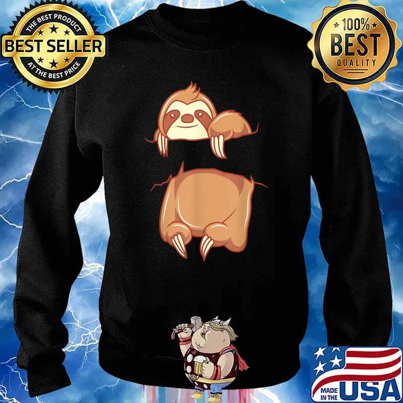 Sloth on the tree lazy students school T-Shirt Sweater