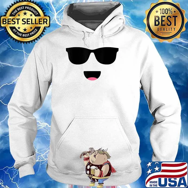 Smiling And Wearing Black Glasses T-Shirt Hoodie