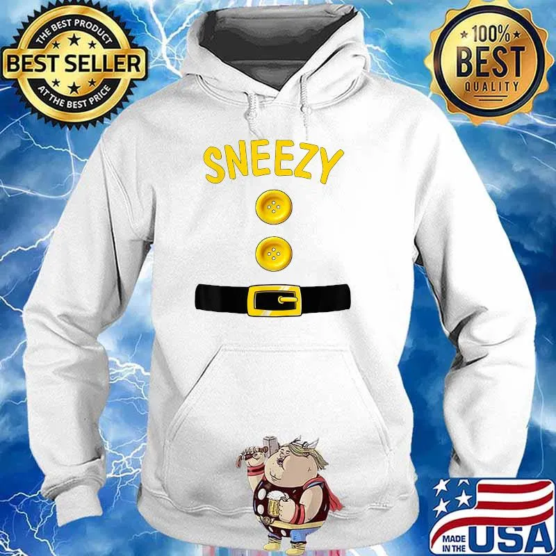 Sneezy Dwarf Halloween T-Shirt Hoodie