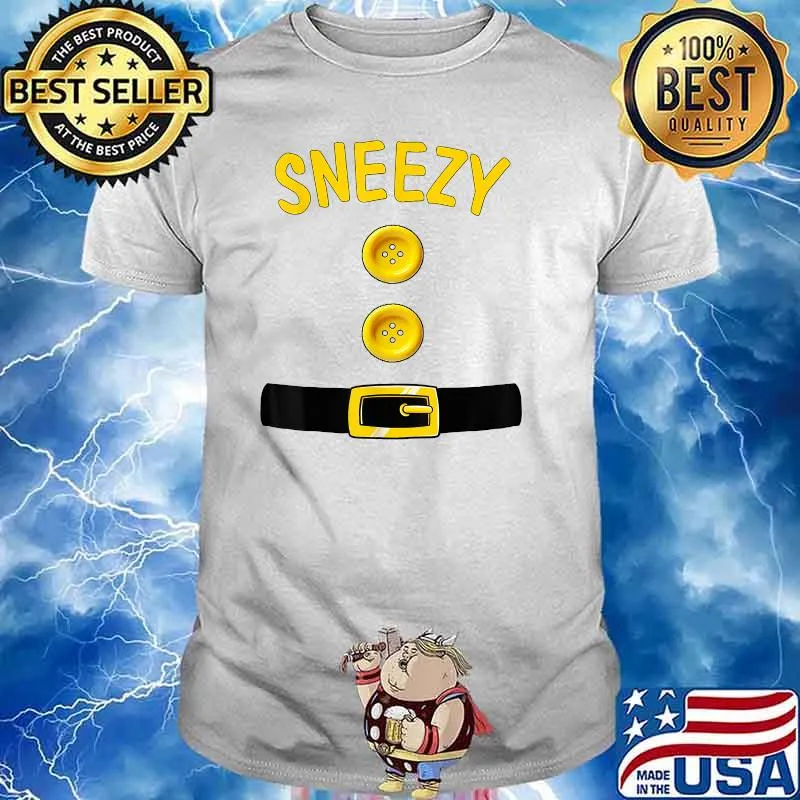 Sneezy Dwarf Halloween T-Shirt
