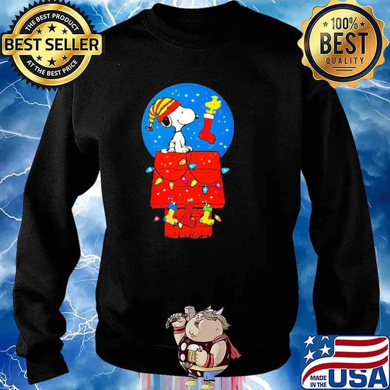 Snoopy & Woodstock Peanuts Christmas Shirt Sweater