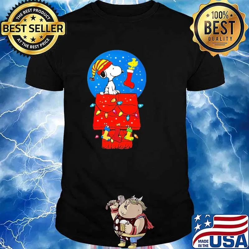 Snoopy & Woodstock Peanuts Christmas Shirt