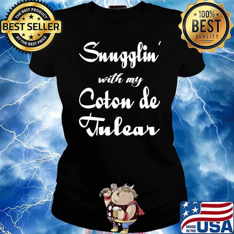 Snugglin with my Coton De Tulear s Ladies tee