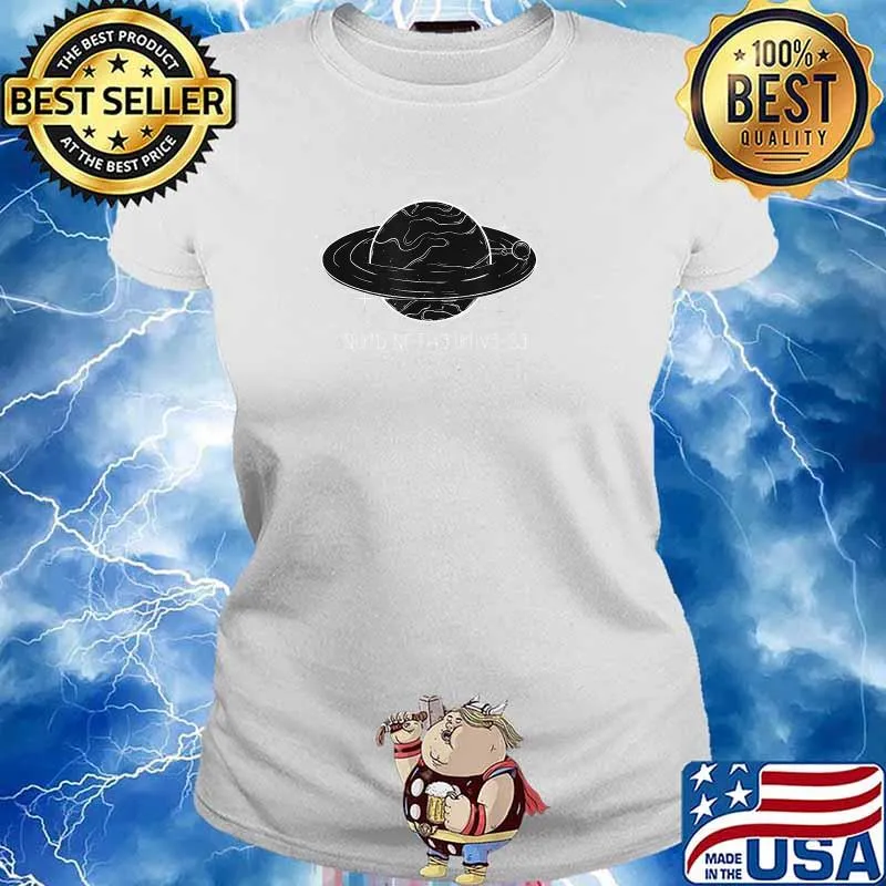 Sound of the Universe Space Planet T-Shirt Ladies tee