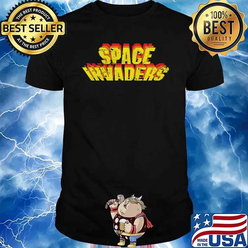 Space invaders arcade shirt