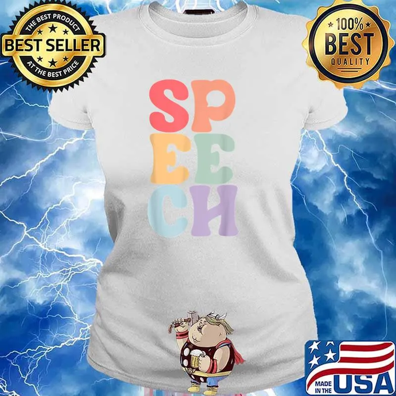 Speech Language Pathologist Speech Therapy T-Shirt Ladies tee