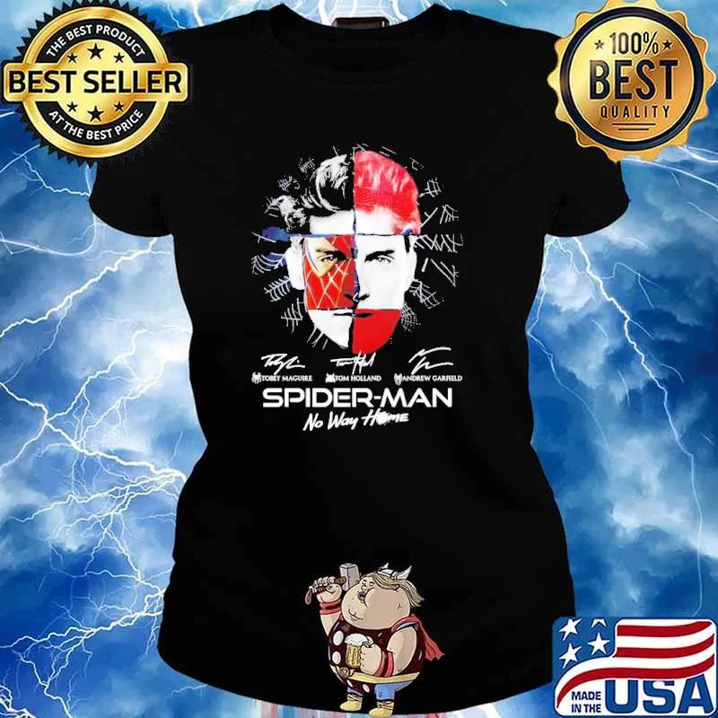 Spider-Man No Way Home signature classic Shirt Ladies tee