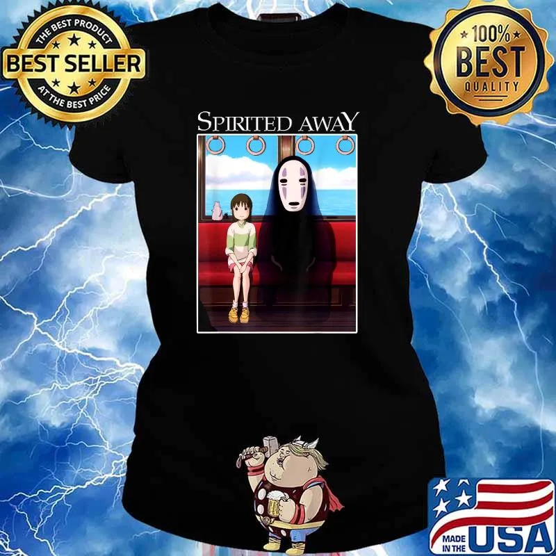 Spirited Away Anime Vaporware Manga For Family T-Shirt Ladies tee