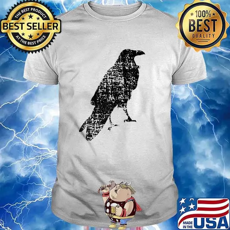 STANDING RAVEN Graphic T-Shirt