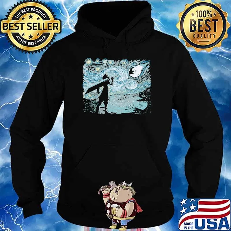 Starry Fantasy Starry Night Shirt Hoodie
