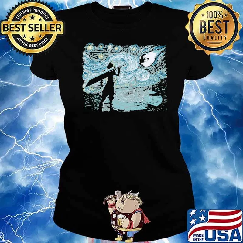 Starry Fantasy Starry Night Shirt Ladies tee