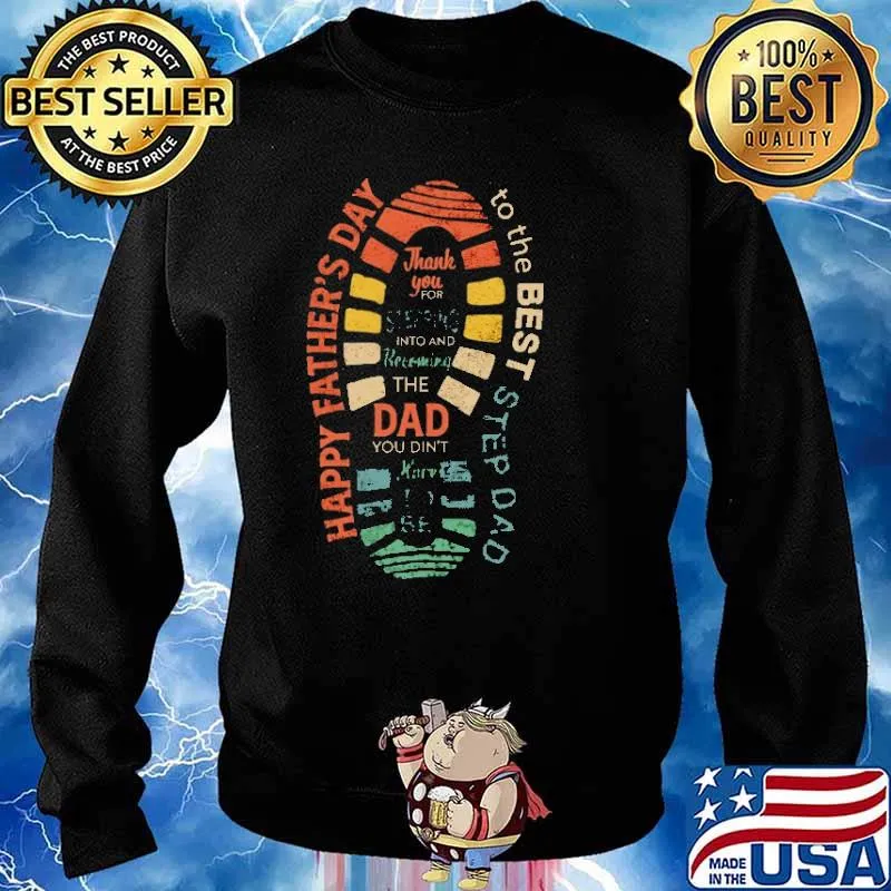 Step Father - Happy Father's Day Shirt Sweater