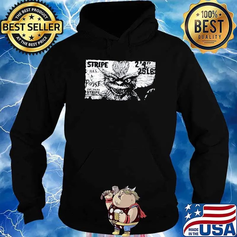 Stripe has a posse stripe with gremlins s Hoodie