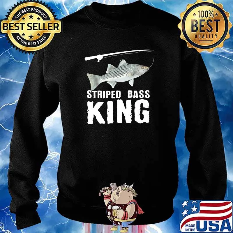 Striped Bass Fishing Freshwater Fish T-Shirt Sweater