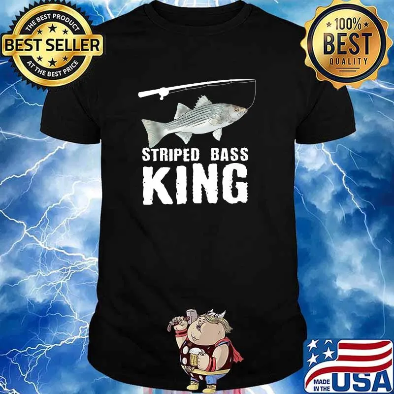 Striped Bass Fishing Freshwater Fish T-Shirt