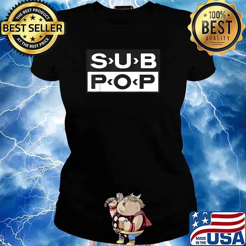 SubPop Records Logo T-Shirt Ladies tee