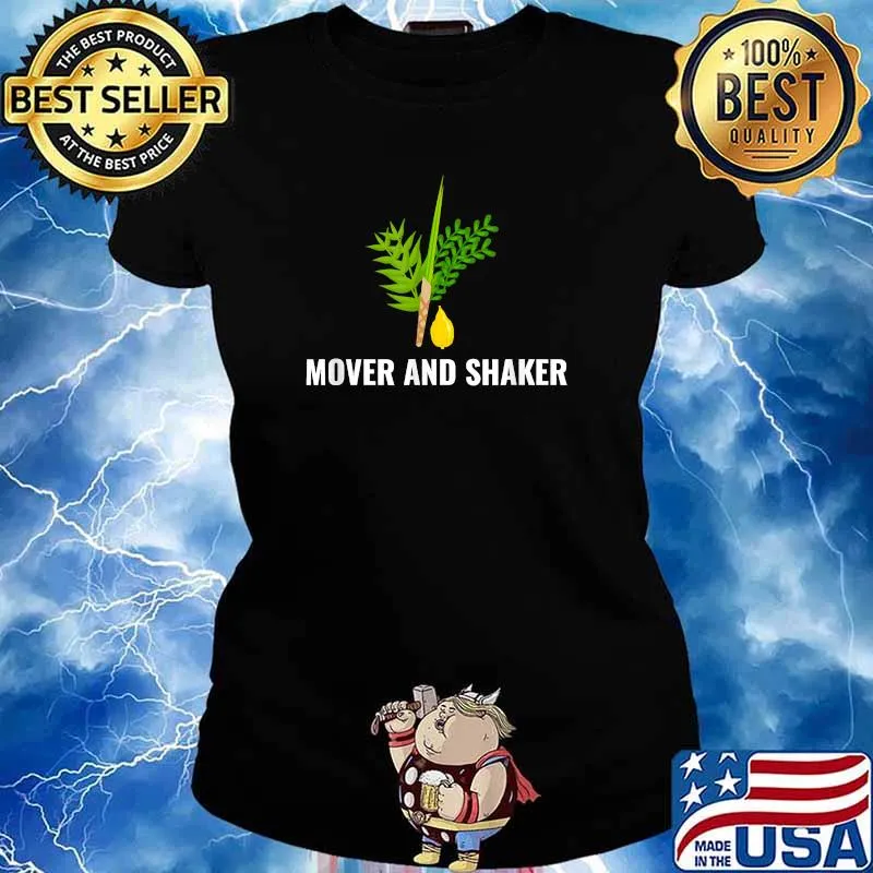 Sukkot Mover & Shaker Lulav Etrog Jewish Sukkah Happy sukkot T-Shirt Ladies tee