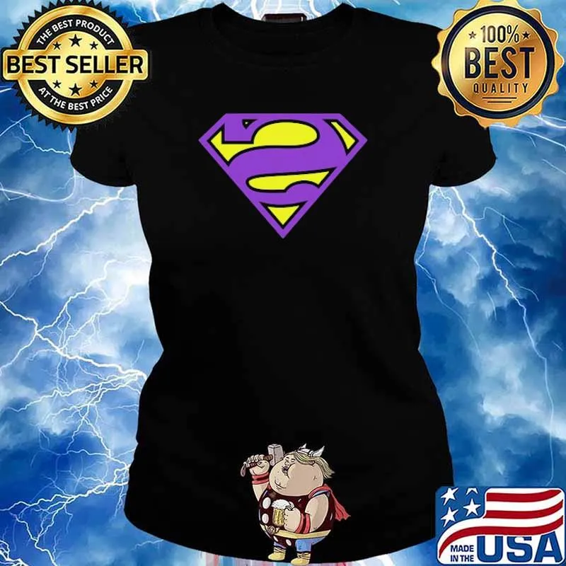 Super man Bizarro Modern Logo Cosplay Shirt Ladies tee