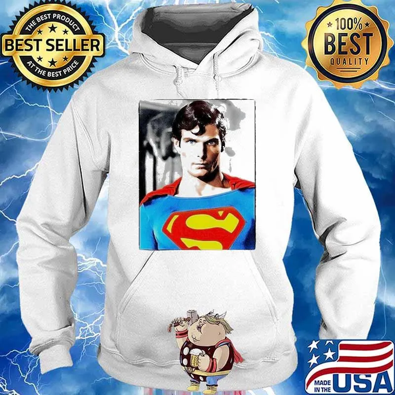 Superman Movie Film Poster HUGE PRINT Christopher Reeve DC Comics s Hoodie