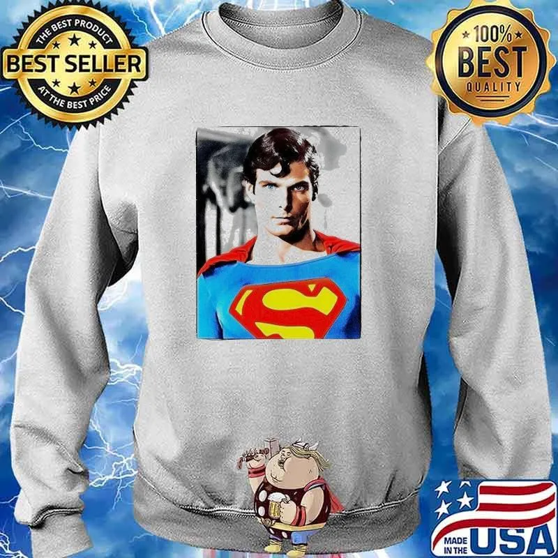Superman Movie Film Poster HUGE PRINT Christopher Reeve DC Comics s Sweater