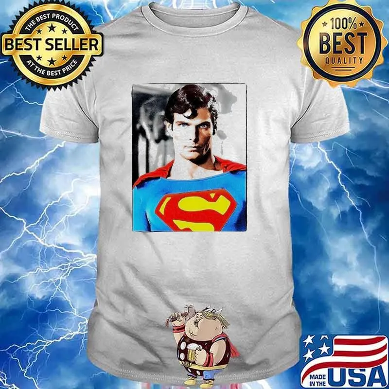 Superman Movie Film Poster HUGE PRINT Christopher Reeve DC Comics shirt
