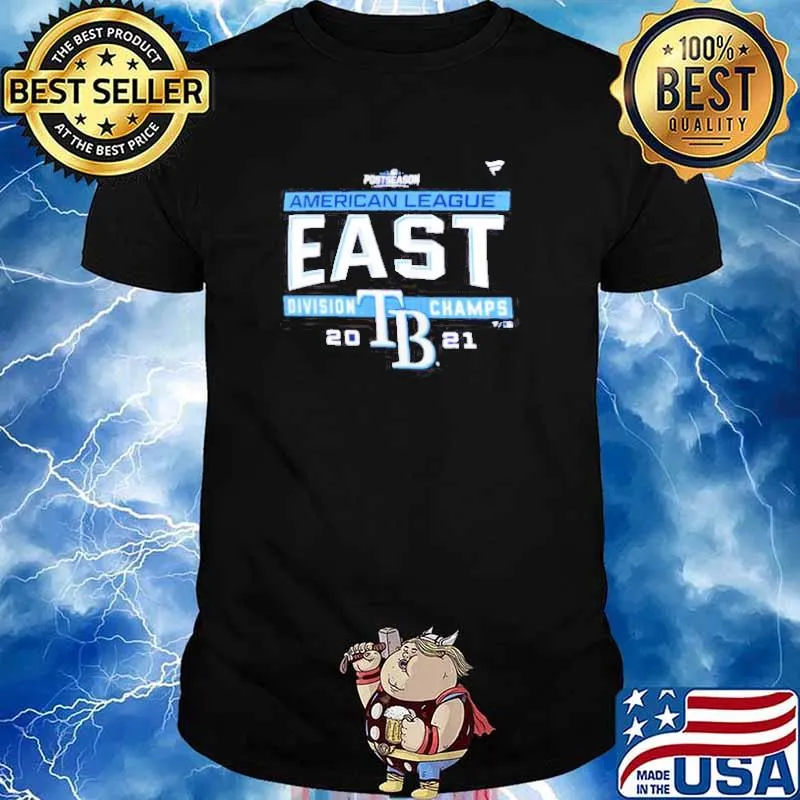Tampa Bay Rays 2021 AL East Division Champions shirt