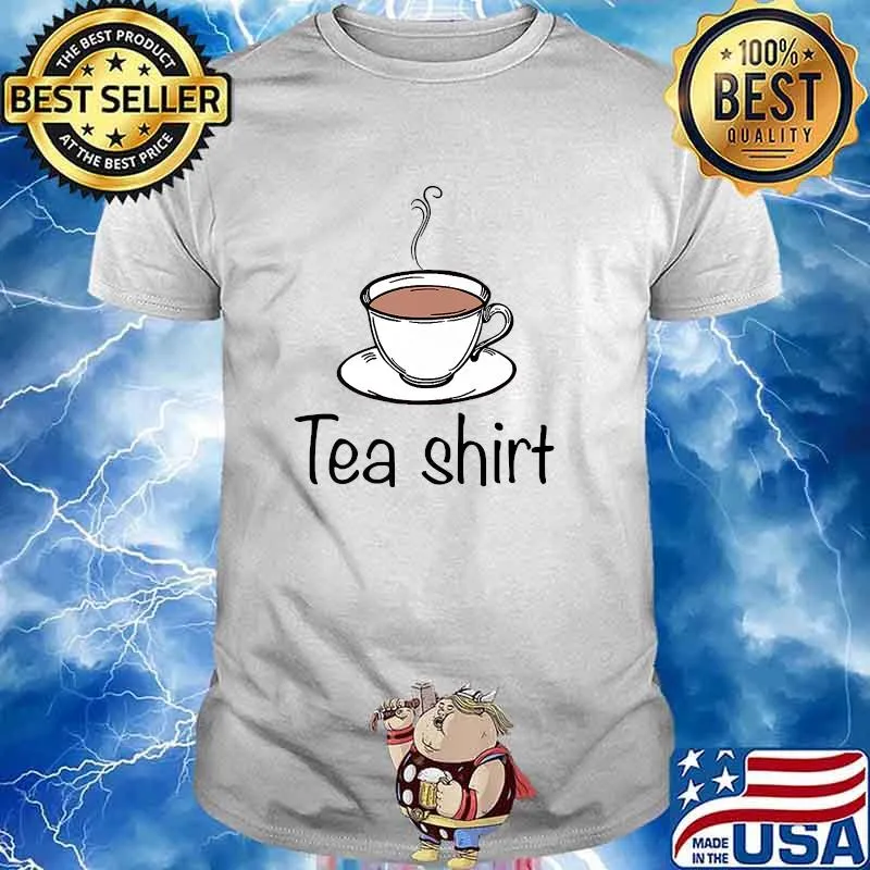 Tea Shirt Versus Play on Words Dark on Light T-Shirt
