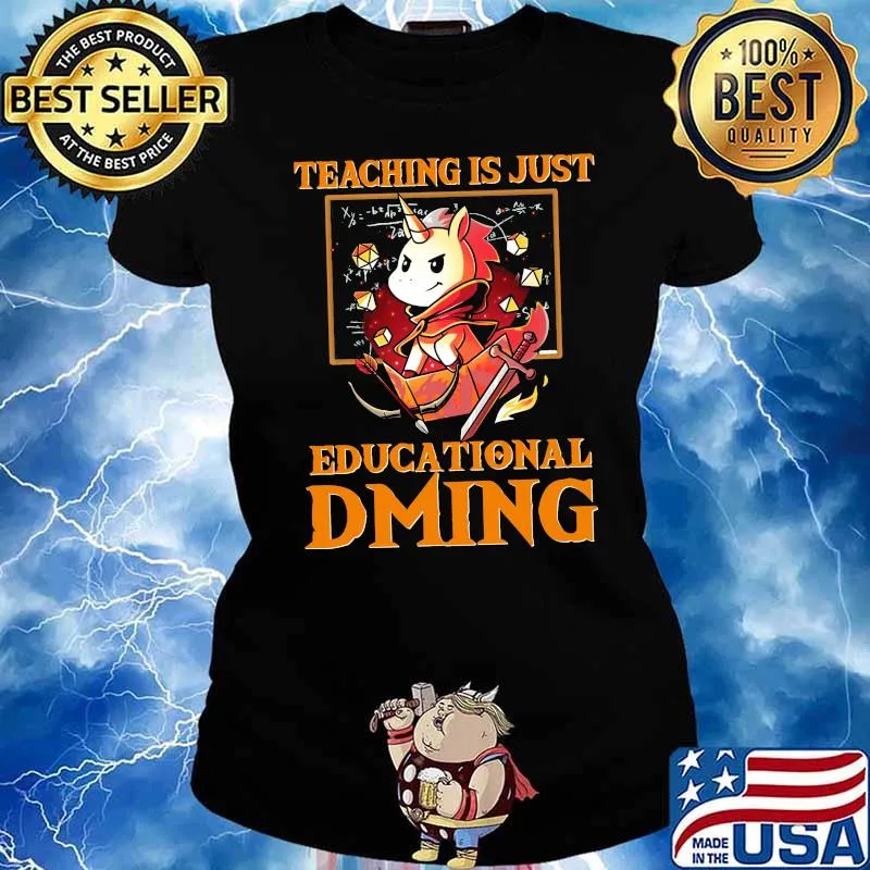 Teaching is just educational dming unicorn math s Ladies tee