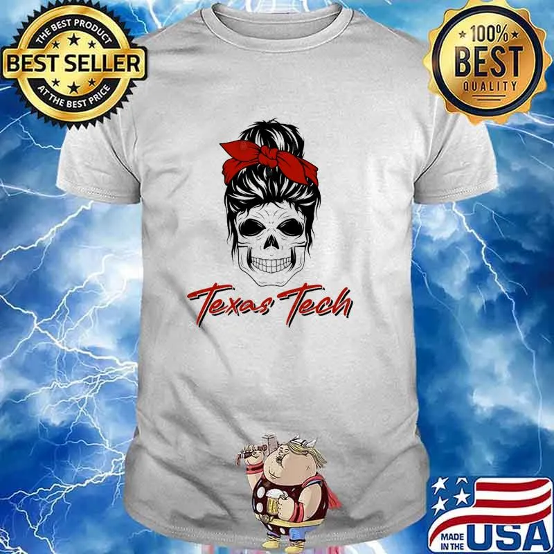 Texas Tech Red Raider skull shirt