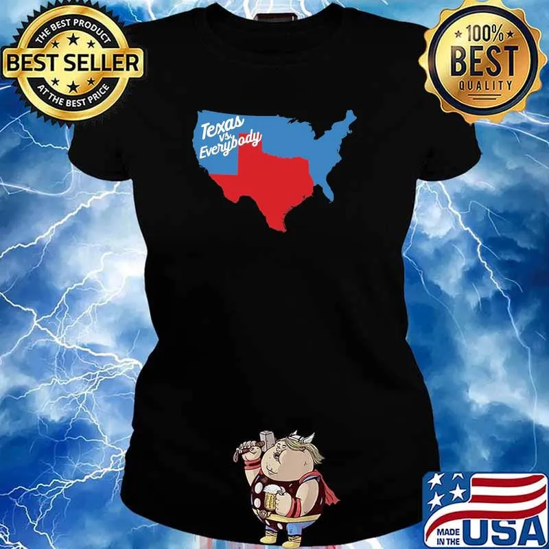 Texas vs everybody map s Ladies tee