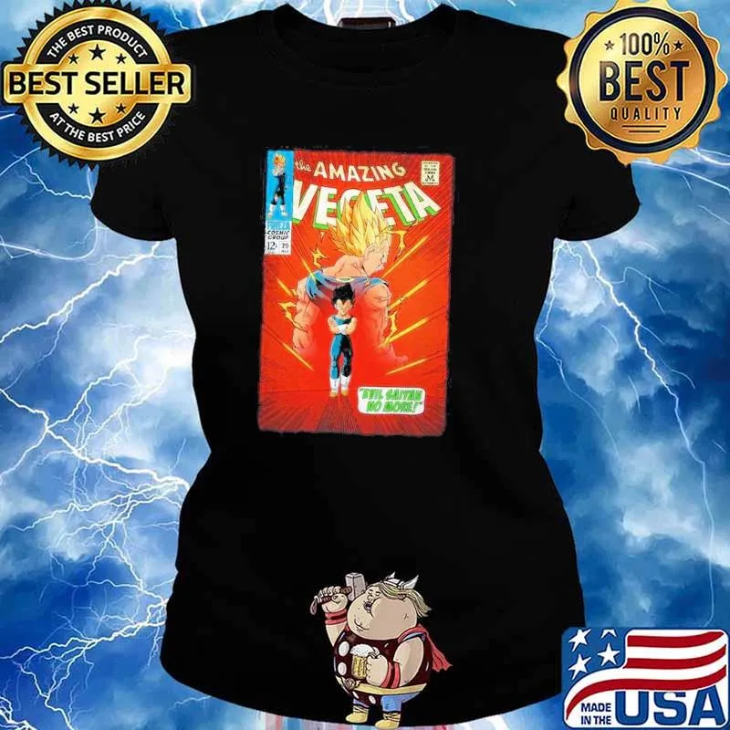 The amazing vegeta evil saiyan no more dragonball s Ladies tee