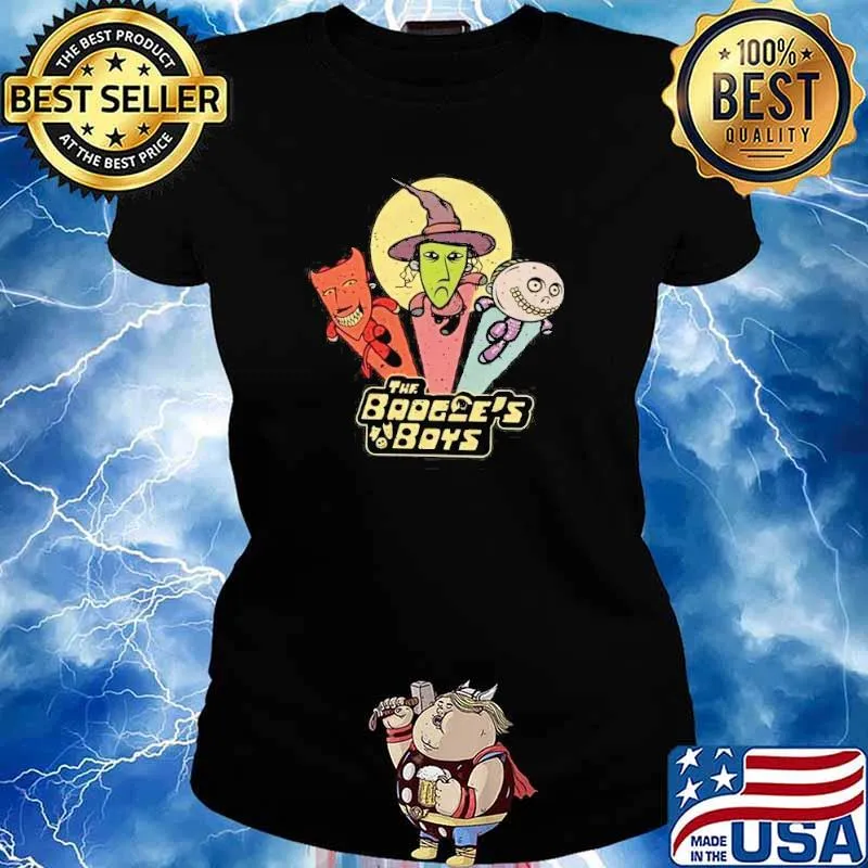 The boogies boys moon hat witch halloween s Ladies tee