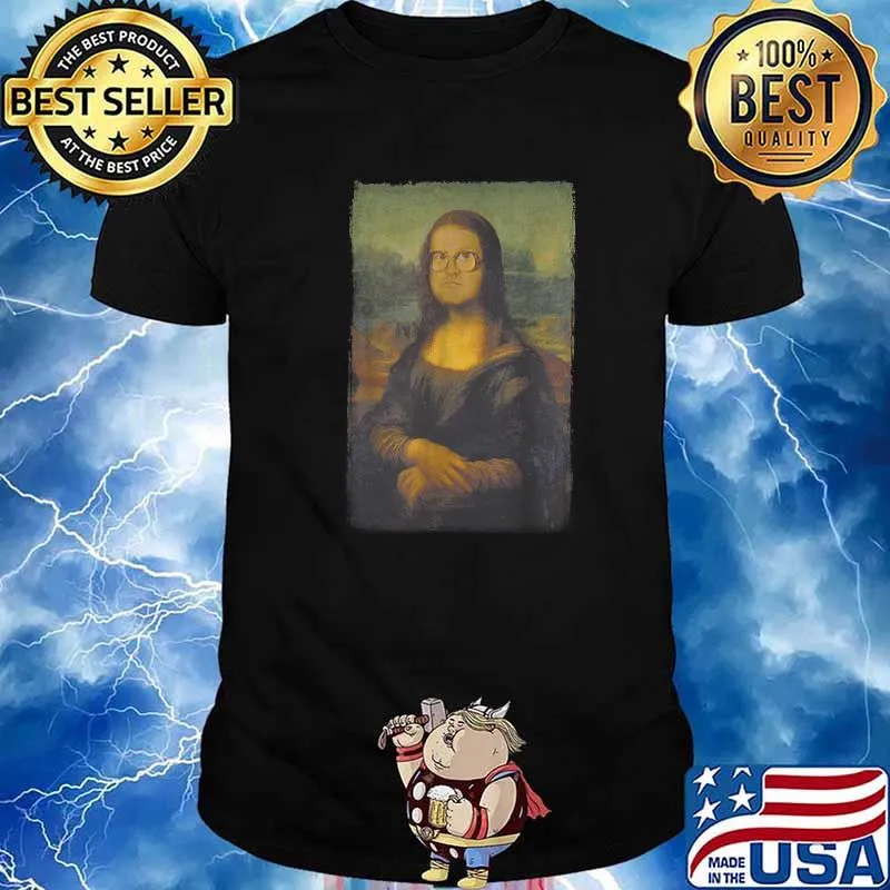 The Bubba Lisa or Mona Lisa Leonardo da Vinci T-Shirt
