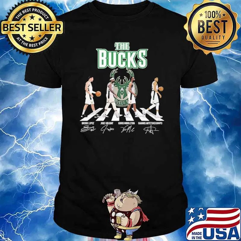 The Bucks across the road signatures shirt