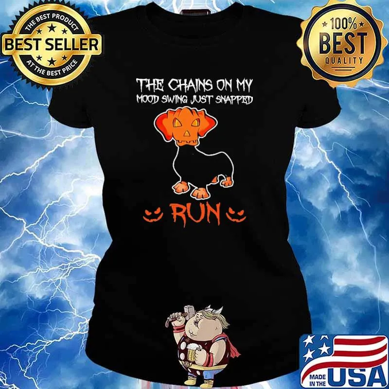 The Chains On My Mood Swing Just Snapped Run Shirt Ladies tee