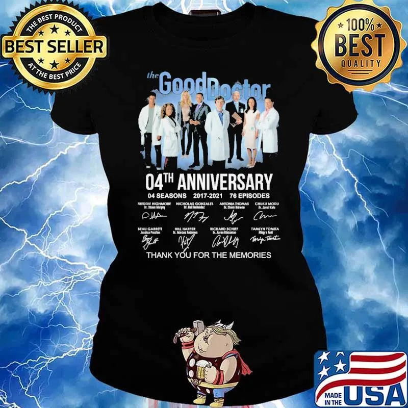 The Good Doctor 04th anniversary thank you for the memories s Ladies tee