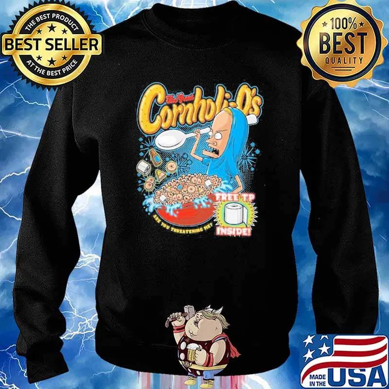 THE GREAT CORNHOLI-O'S FREE TP INSIDE SHIRT Sweater