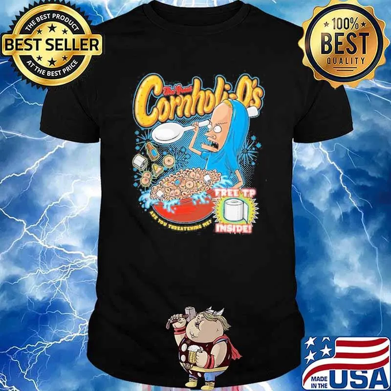 THE GREAT CORNHOLI-O'S FREE TP INSIDE SHIRT