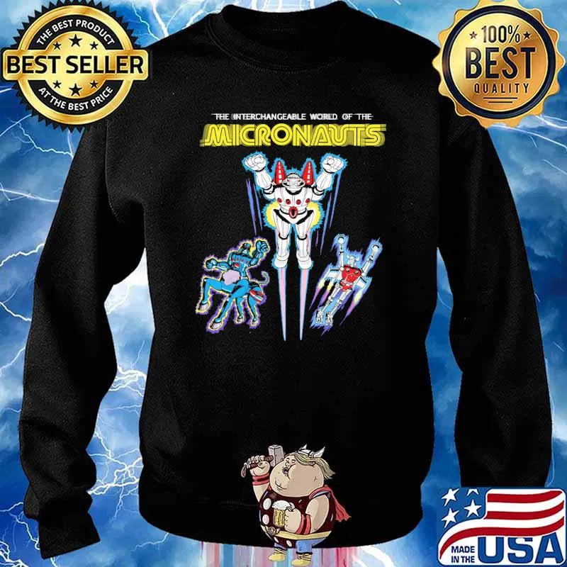 The interchangeable world of the Micronauts s Sweater