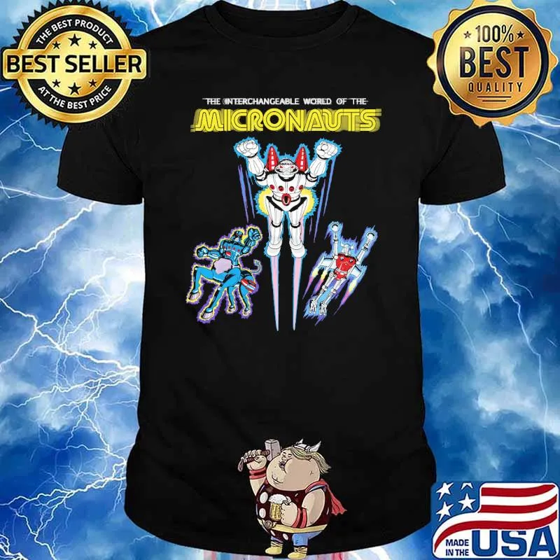 The interchangeable world of the Micronauts shirt