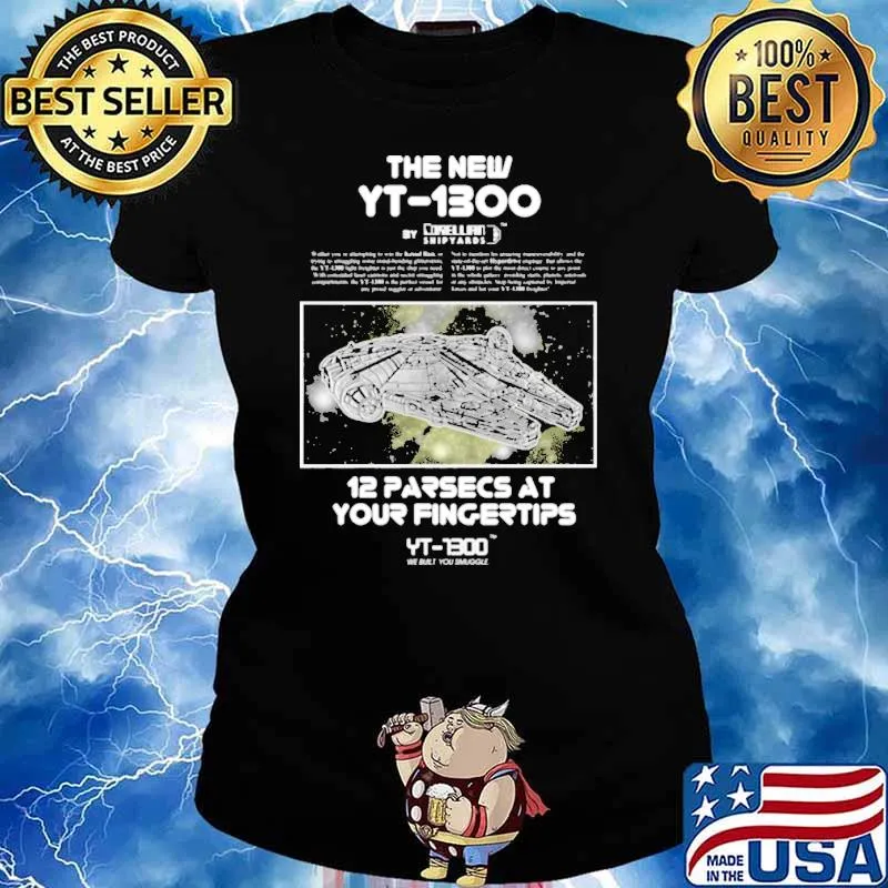 The New YT 1300 12 Parsecs At Your Fingertips Shirt Ladies tee